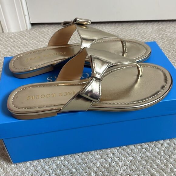 NIB Jack Rogers Gracie Bow Sandal. - Picture 2 of 6